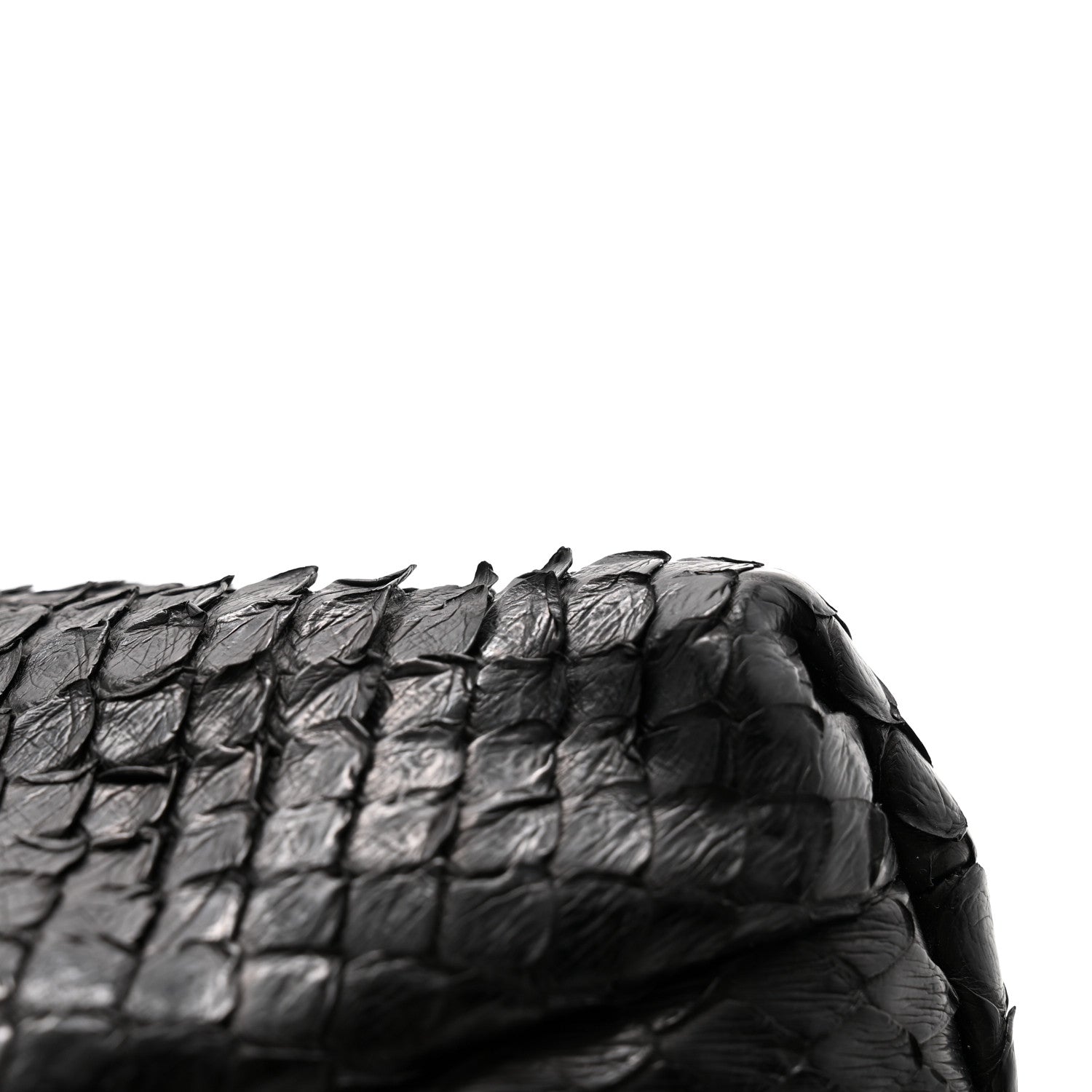Gucci Snakeskin Bamboo Croisette Clutch Black 10 of 11
