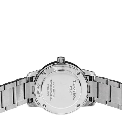 Tiffany Stainless Steel 29mm Atlas 2-Hand Quartz Watch Blue Azure 4 of 4