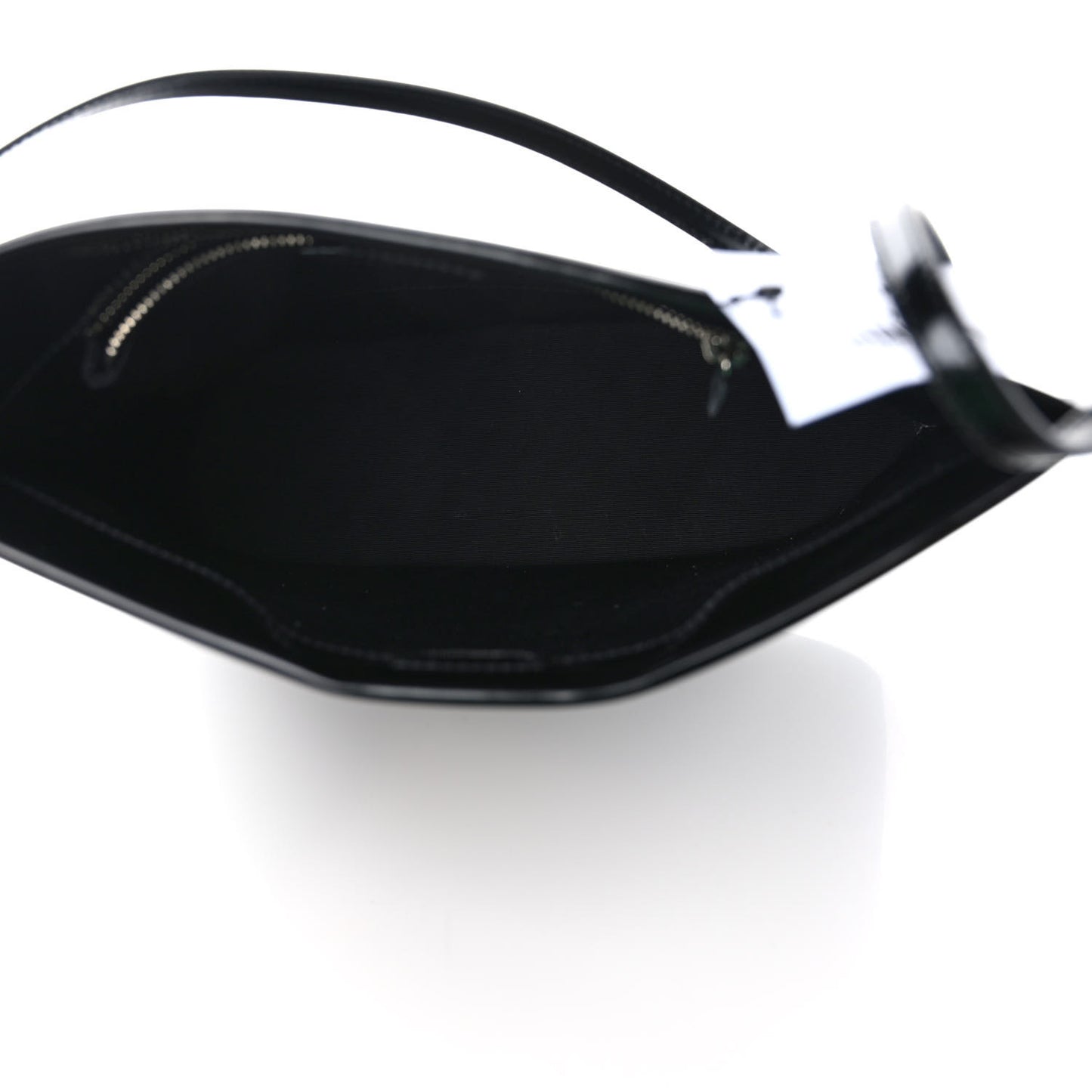 Patent Calfskin Suzanne Rigid Shoulder Bag Black