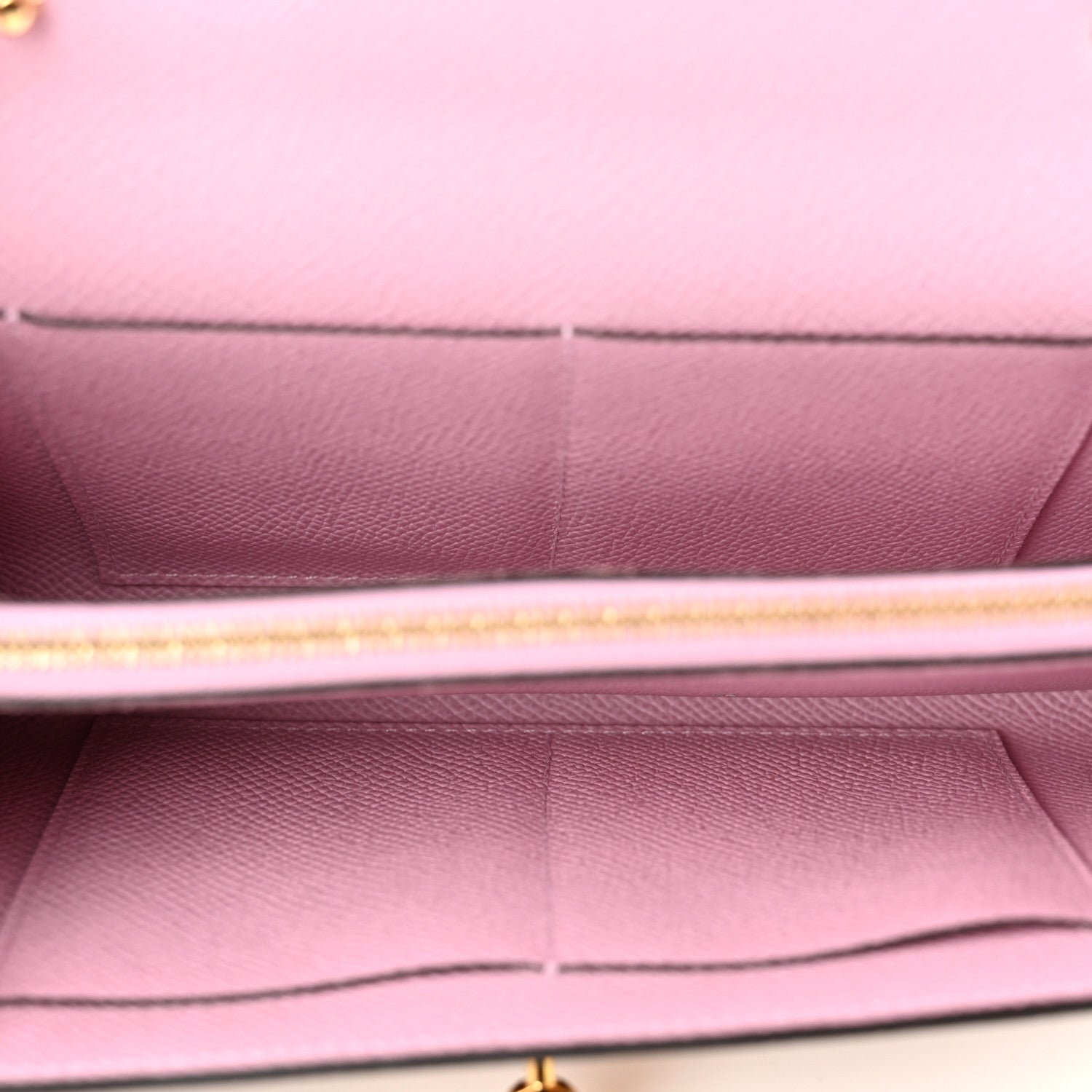Hermes Epsom Verso Kelly Wallet To Go Chai Mauve Sylvestre 4 of 7