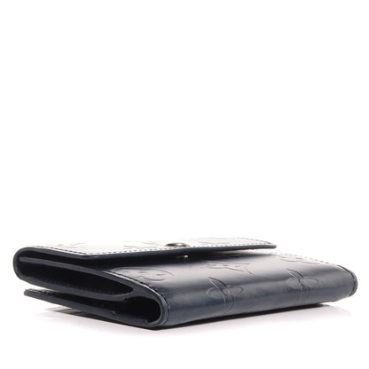 Louis Vuitton Mat Monogram Ludlow Wallet Blue 4 of 8