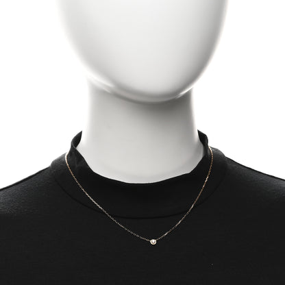 Cartier 18K Pink Gold Diamond SM D'Amour Pendant Necklace 2 of 5