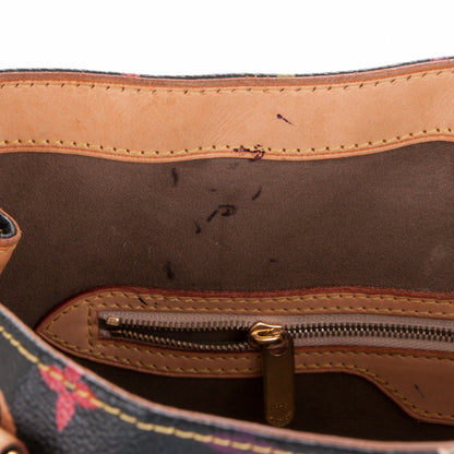 Louis Vuitton Monogram Multicolor Aurelia MM Black 6 of 8
