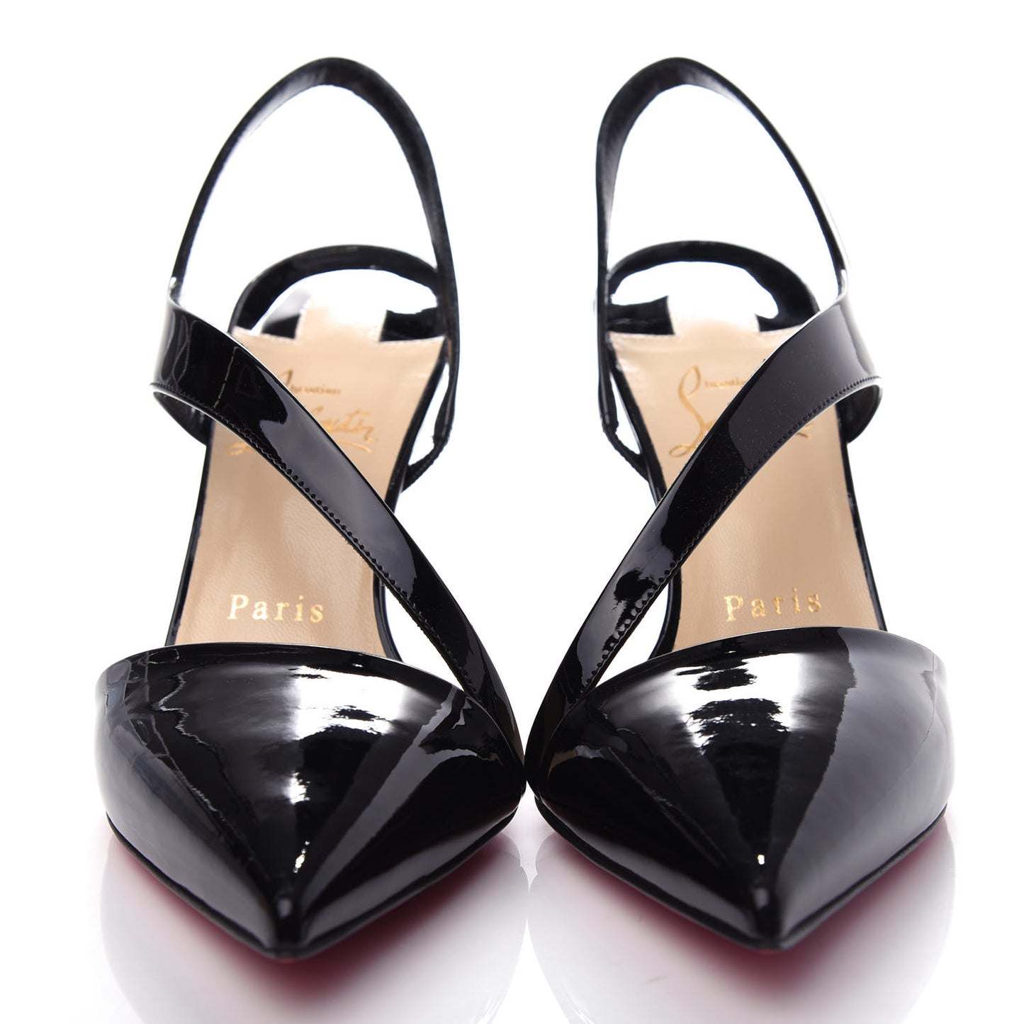Patent Brandina 85 Slingback Pumps 37.5 Black
