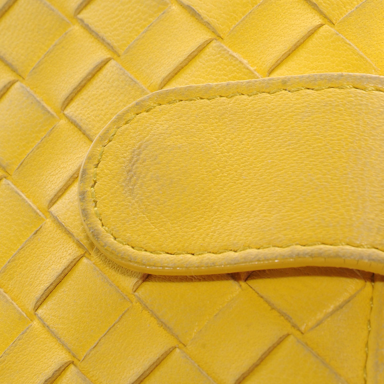 Bottega Veneta Nappa Intrecciato French Compact Wallet Yellow 10 of 10