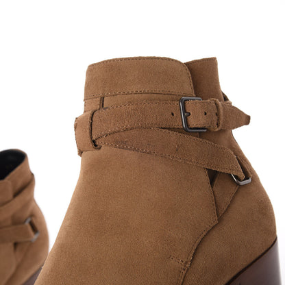 Saint Laurent Suede Blake Ankle Boots 37 New Sigaro 9 of 10