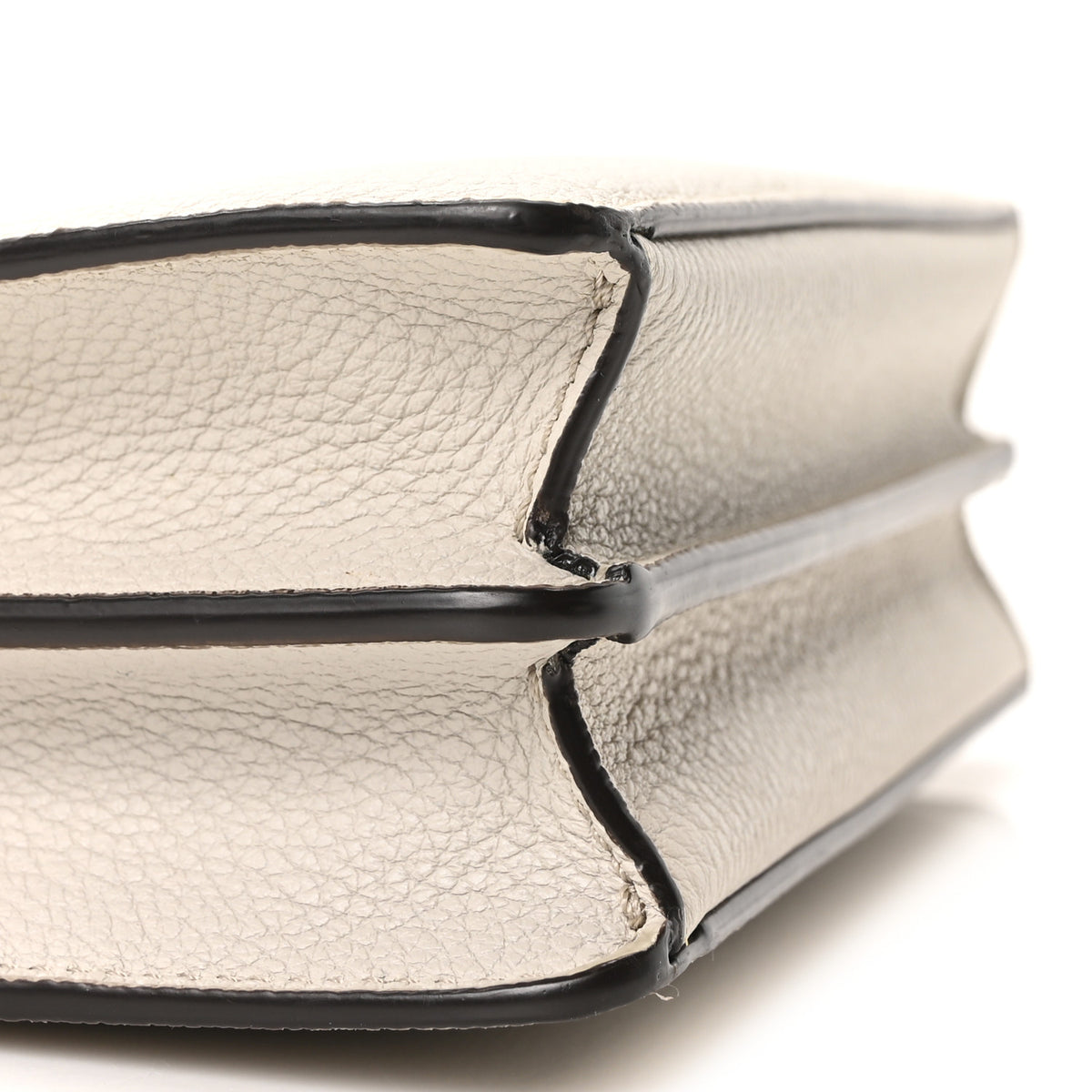 Fendi Cuoio Romano Vitello Cover Bi-Color Peekaboo I See U X Cross Satchel Ghiaia Oliva 8 of 9