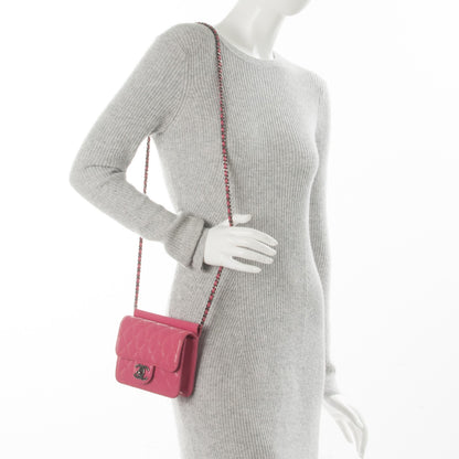 Chanel Lambskin Quilted Mini Crossing Times Flap Pink 2 of 7