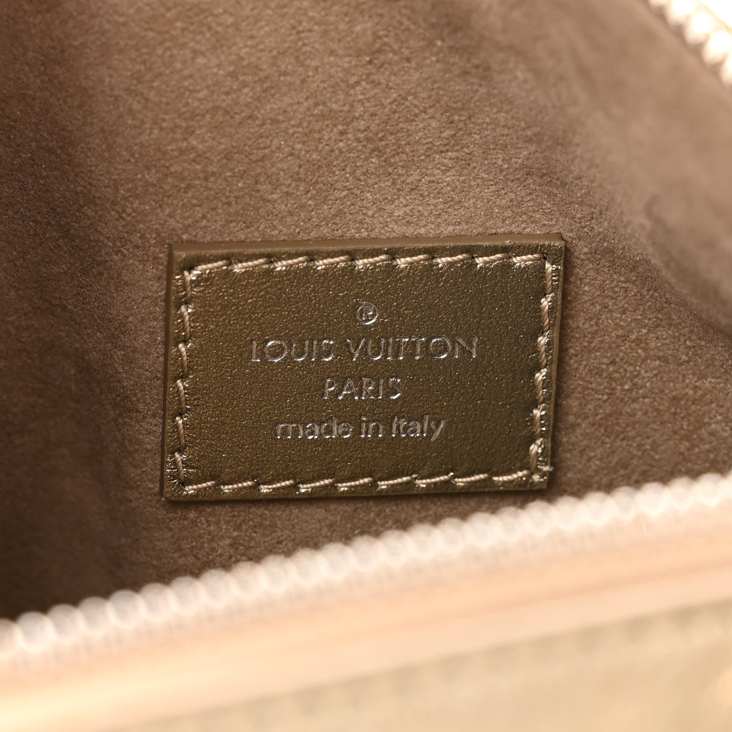 Louis Vuitton Calfskin Debossed Monogram Side Trunk Light Gold 6 of 9
