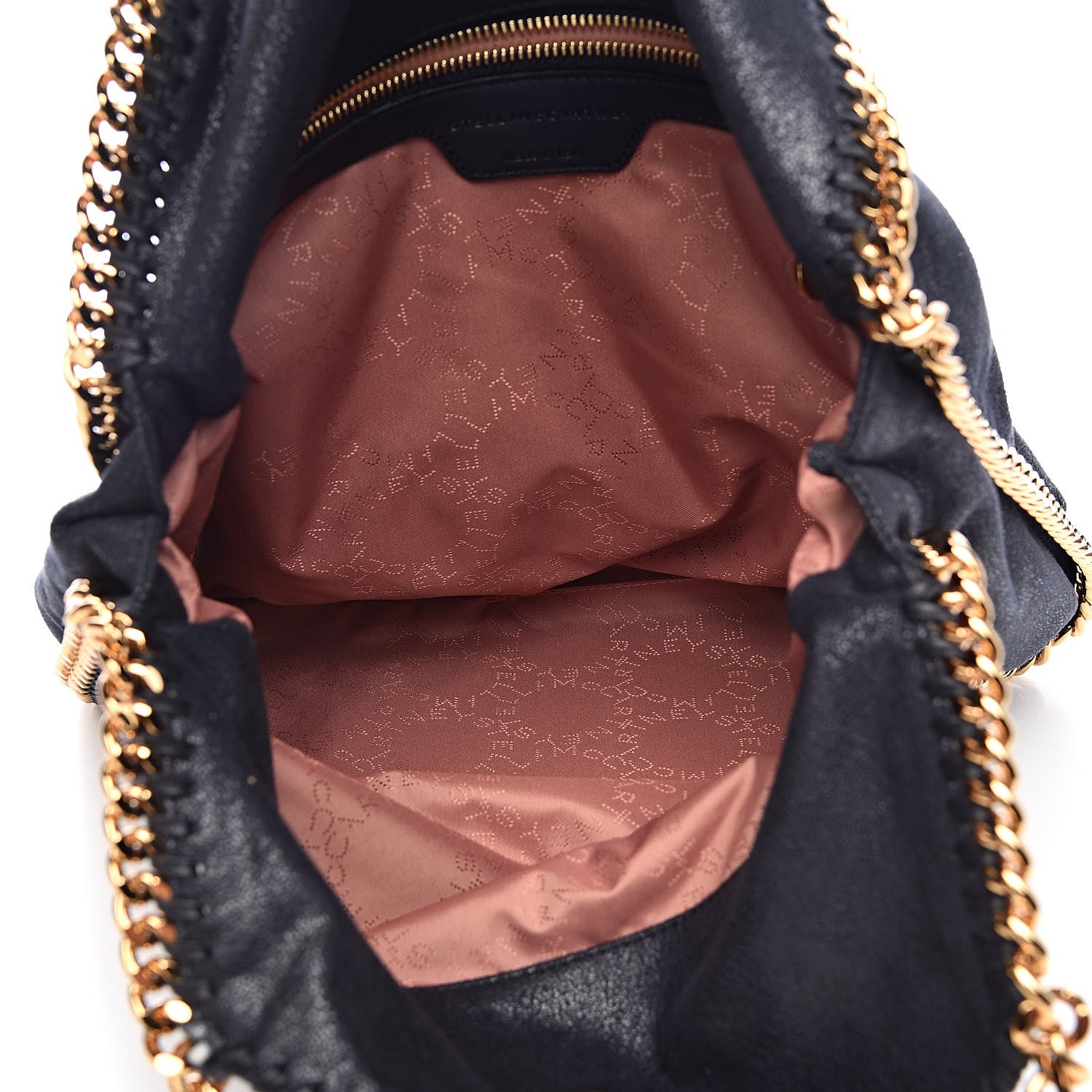 Stella McCartney Shaggy Deer Small Falabella Tote Navy 5 of 10
