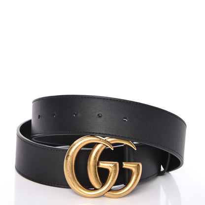 Gucci Calfskin Double G 40mm Belt 90 36 Black 4 of 5