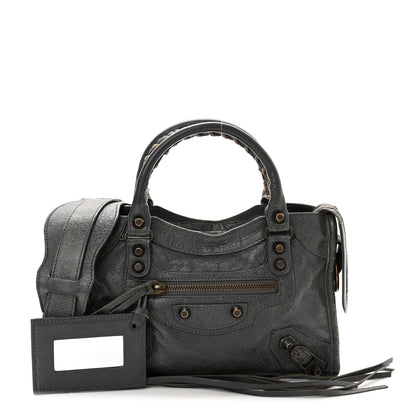 Balenciaga Agneau Classic Hardware Mini City Gris Tarmac 1 of 11
