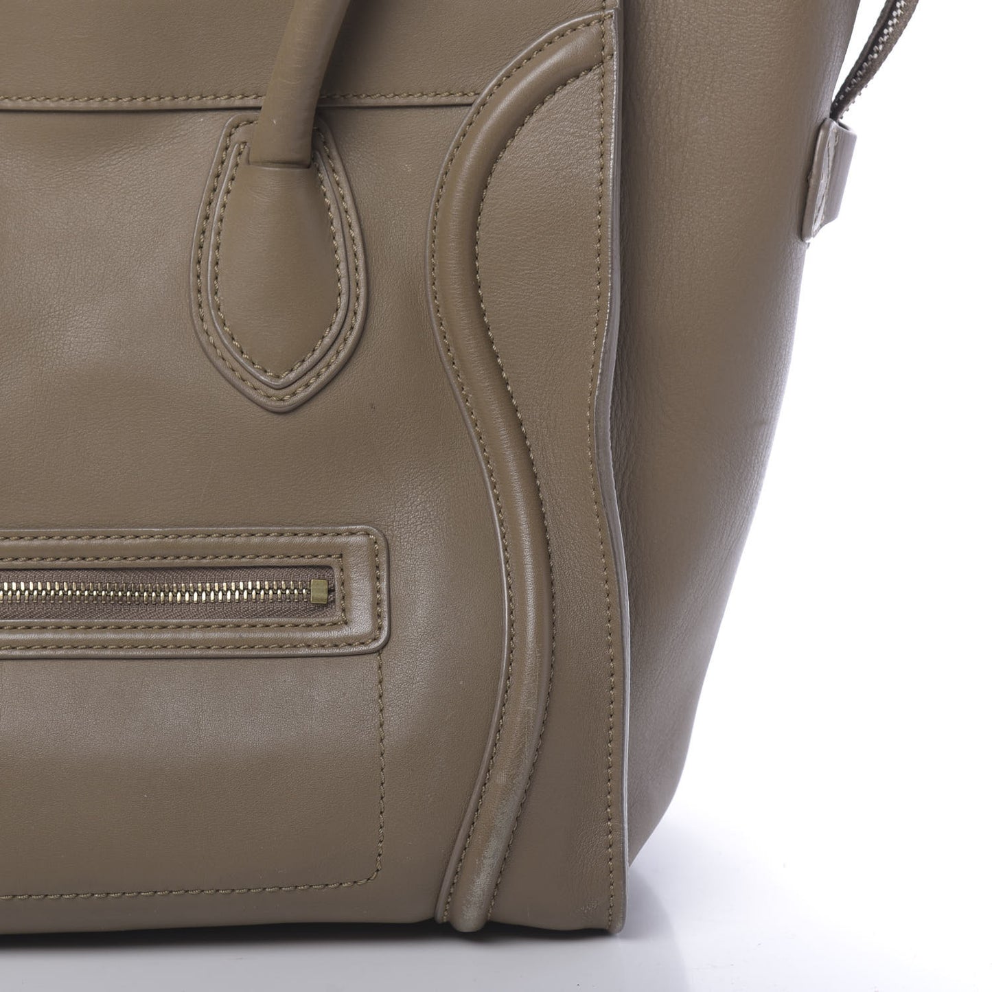 Smooth Calfskin Mini Luggage Souris