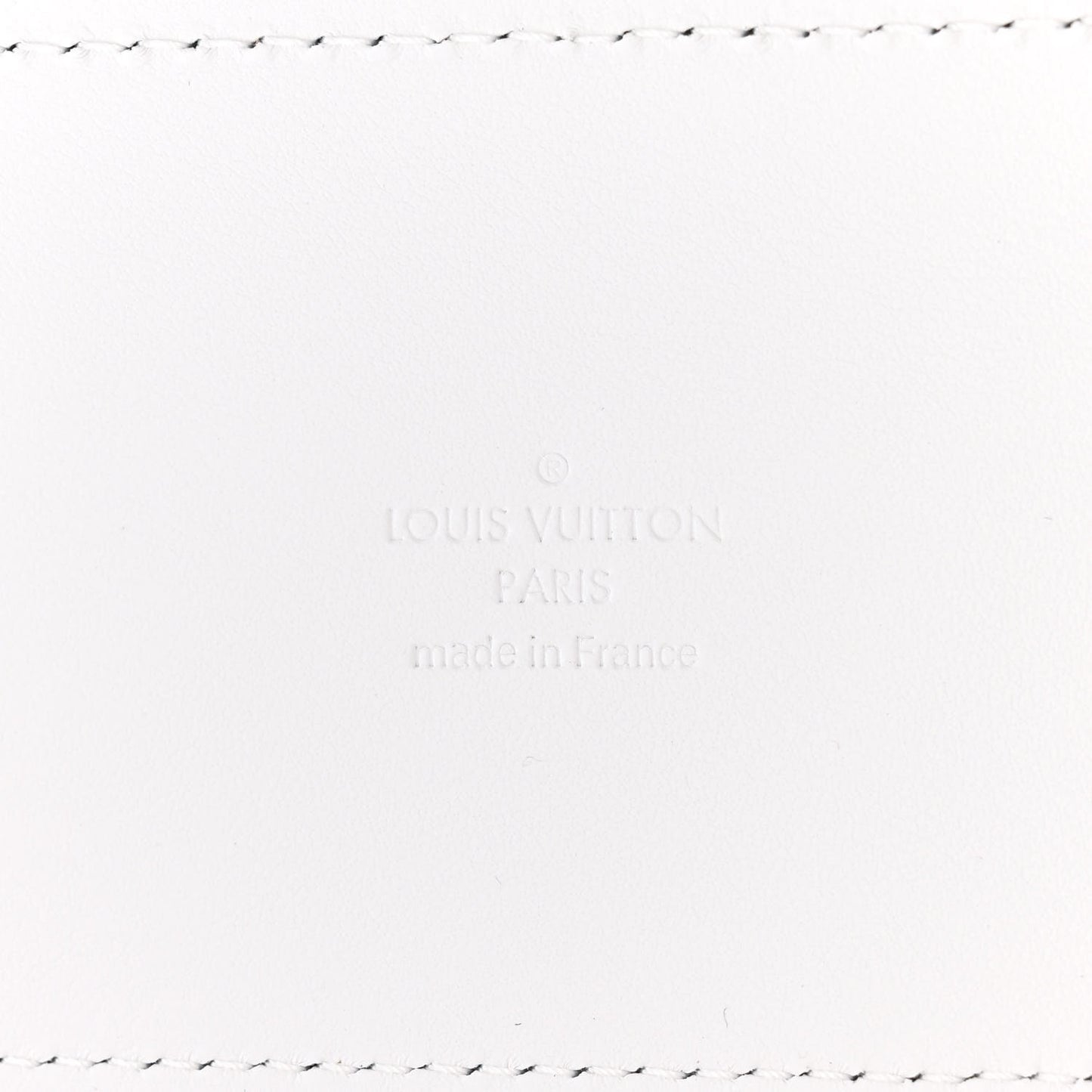 Calfskin PVC Epi Plage Soft Trunk Optic White