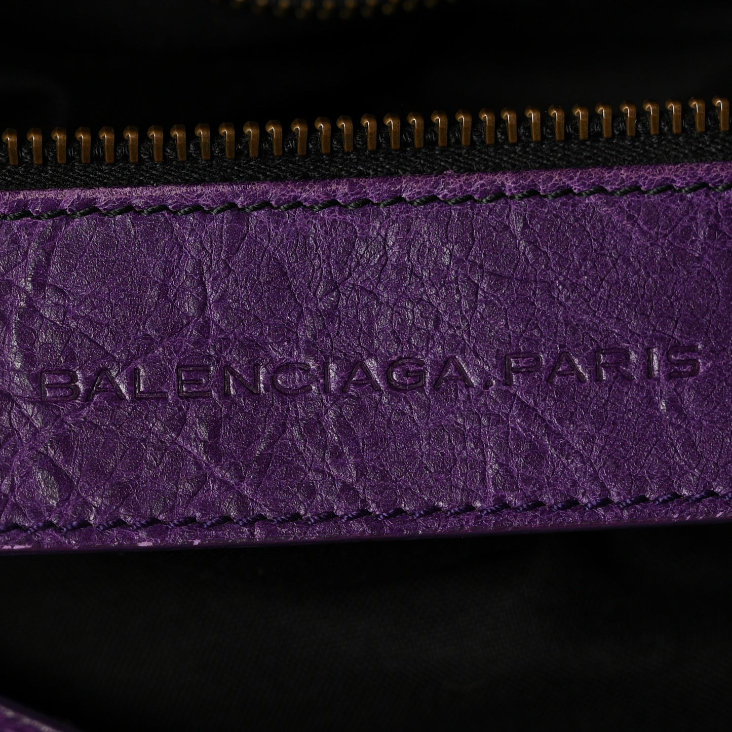 Agneau Classic Hardware Velo Dark Violet