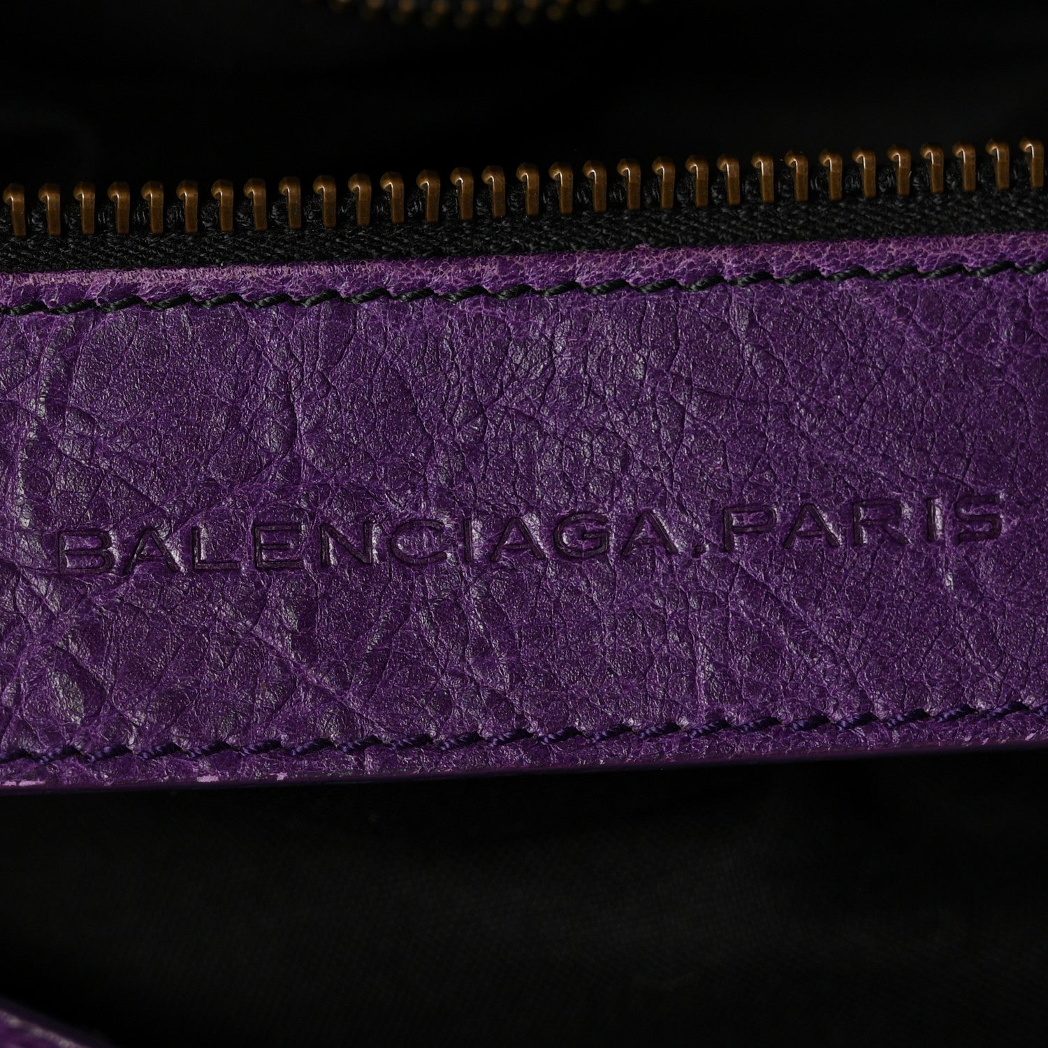 Balenciaga Agneau Classic Hardware Velo Dark Violet 7 of 12