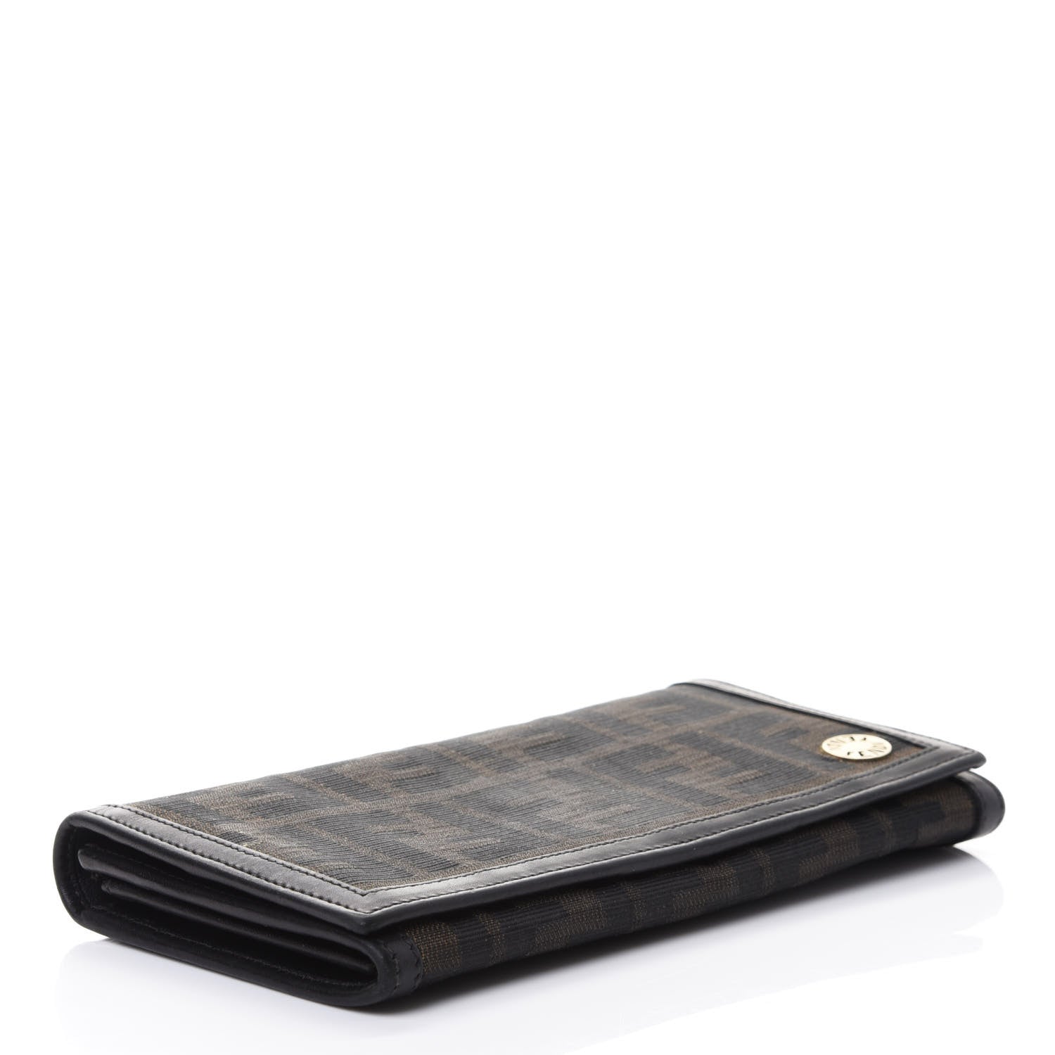 Fendi Zucca Continental Wallet Tobacco Moro 3 of 4