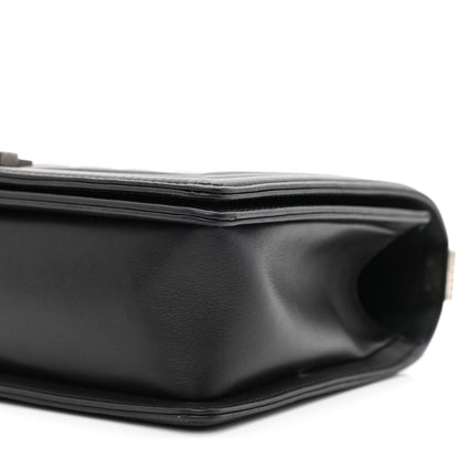 Chanel Calfskin Quilted New Medium Boy Flap Black 10 of 12