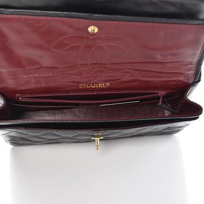 Chanel Lambskin Quilted Medium Double Flap Black 5 of 10