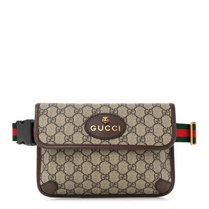 Gucci GG Supreme Monogram Neo Vintage Web Belt Bag Brown 1 of 10