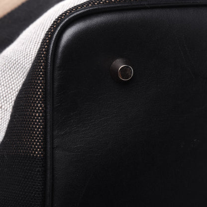 Burberry Canvas Mega Check Medium Ashby Hobo Black 18 of 22