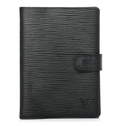 Louis Vuitton Epi Small Ring Agenda Cover Black 1 of 7