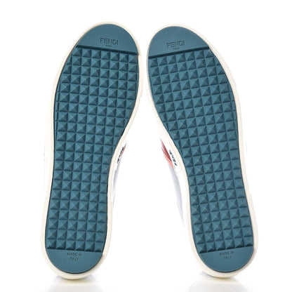Fendi Vitello Elite Monster Bug Slip On Sneakers 39.5 Ribes Grigio Bois de Rose 7 of 17