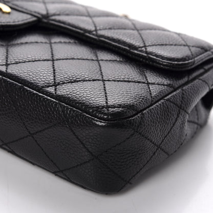 Chanel Caviar Quilted East West Flap Black 7 of 11