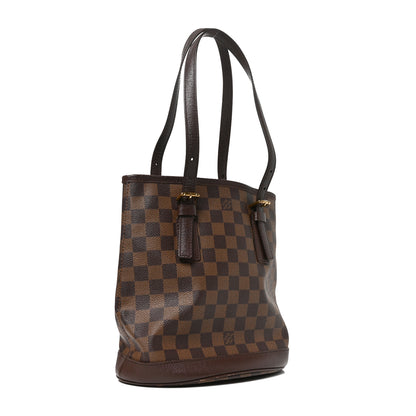 Louis Vuitton Damier Ebene Marais Bucket 23 3 of 9