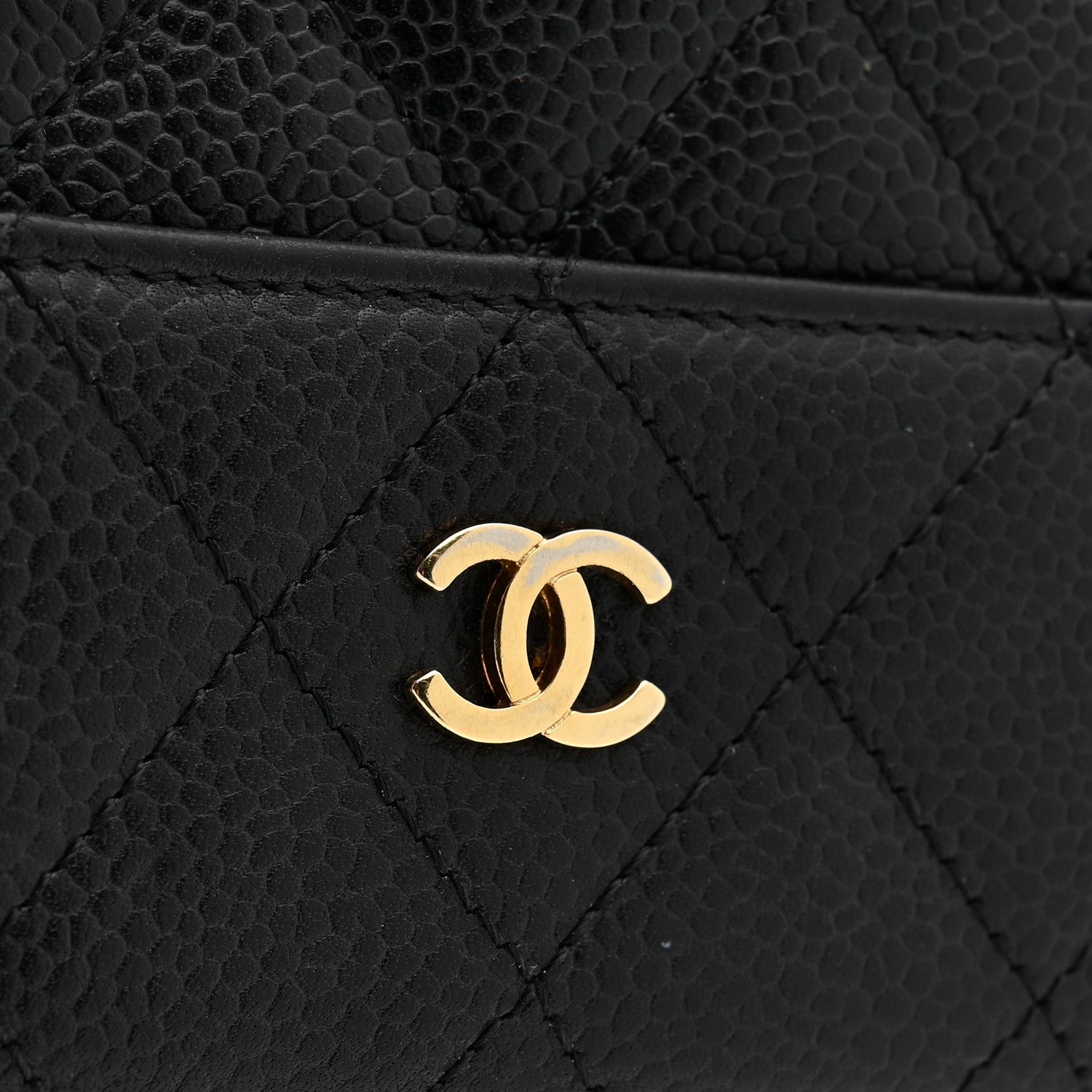 Chanel Caviar Quilted Compact French Flap Wallet Black 11 of 12