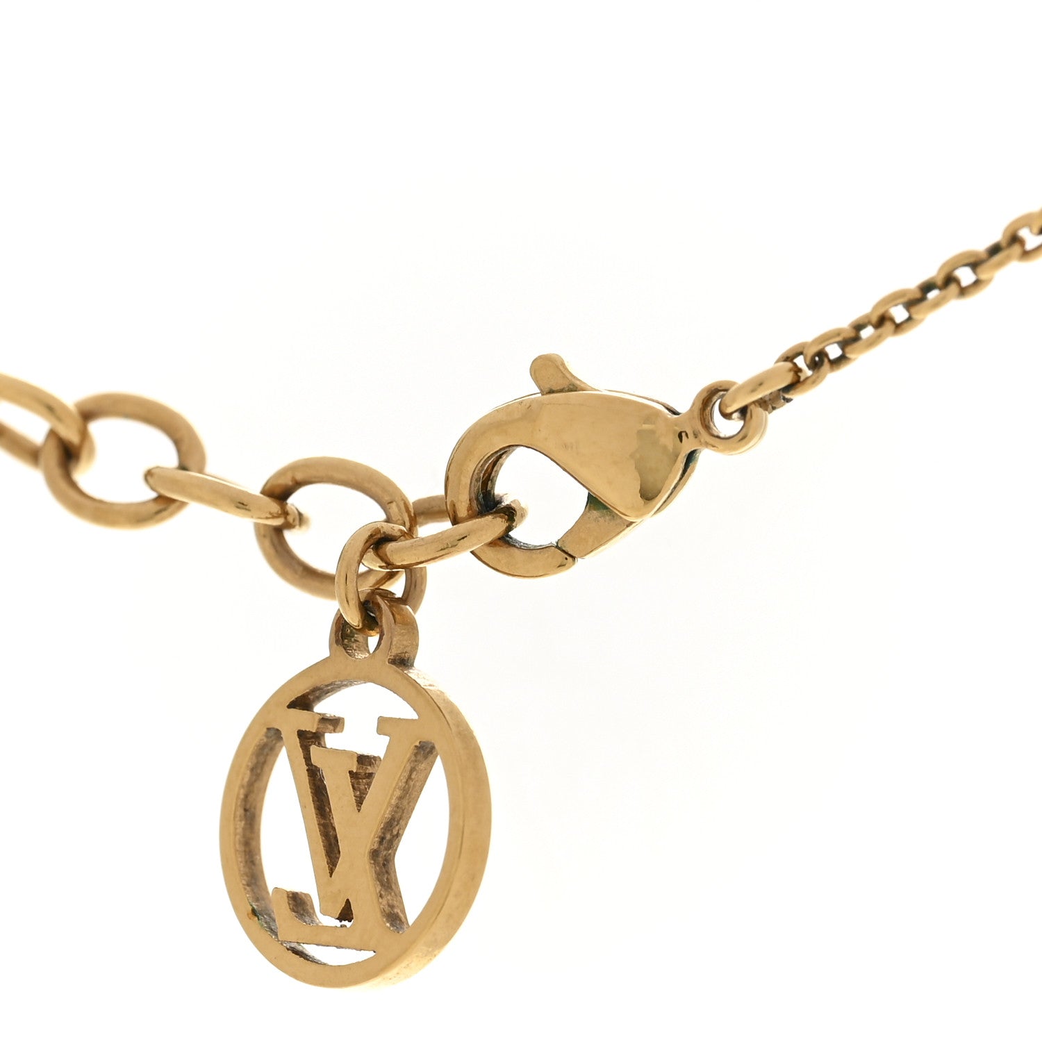 Louis Vuitton Metal Louisette Necklace Gold 1869742 – FASHIONPHILE