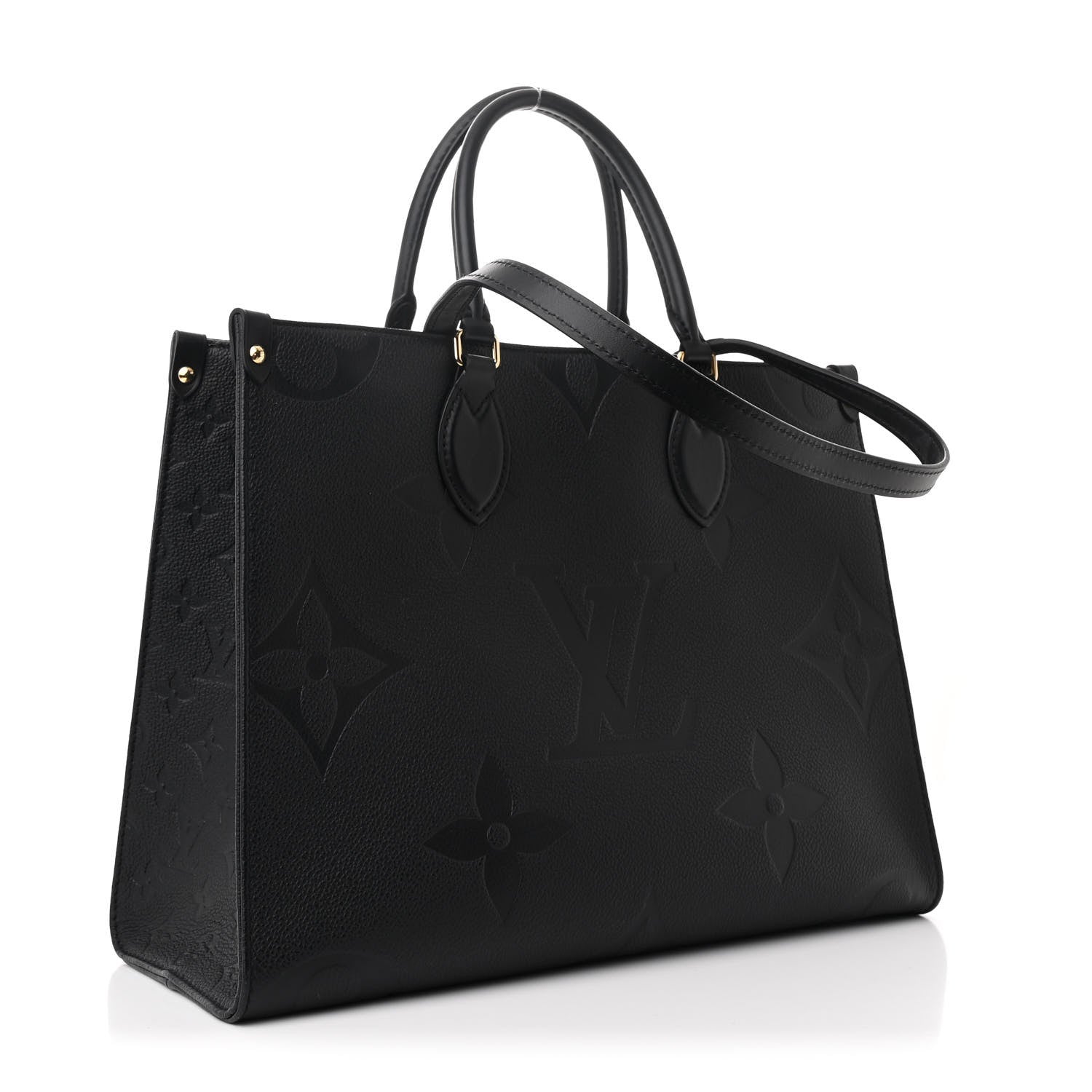 Louis Vuitton Empreinte Monogram Giant OnTheGo MM Black 3 of 9