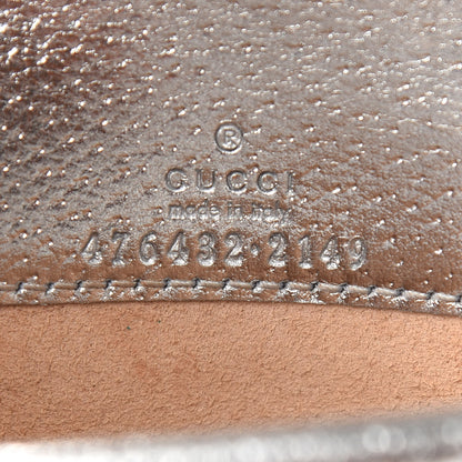 Gucci Metallic Calfskin Super Mini Dionysus Shoulder Bag Silver 6 of 9