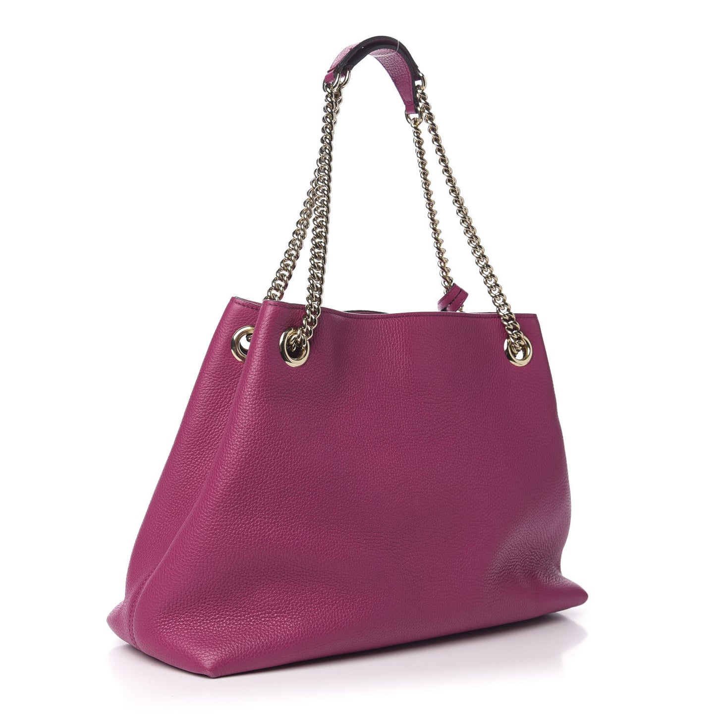 Cellarius Calfskin Medium Soho Chain Shoulder Bag Bright Bouganville