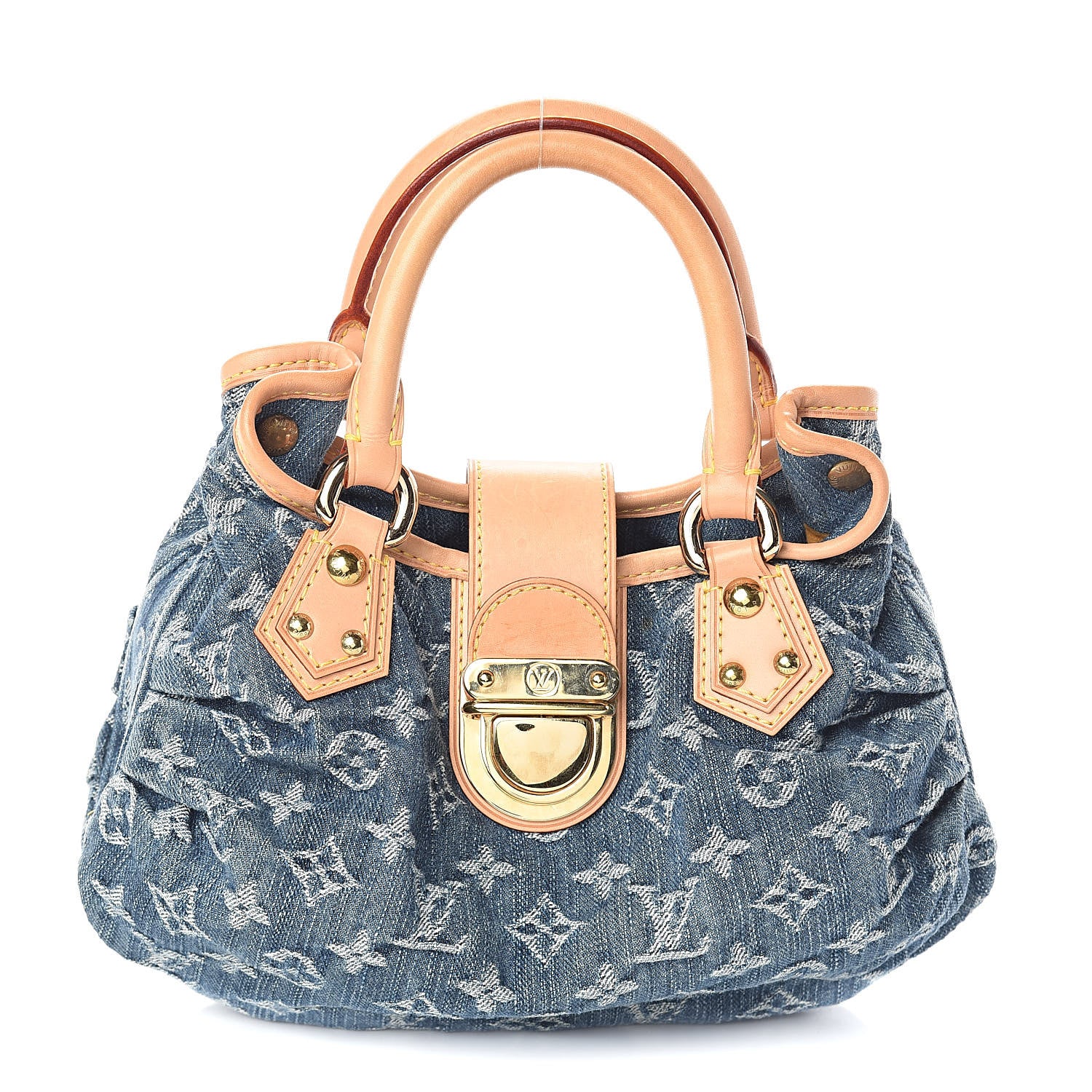 Louis Vuitton Monogram Denim Pleaty Blue 1 of 8