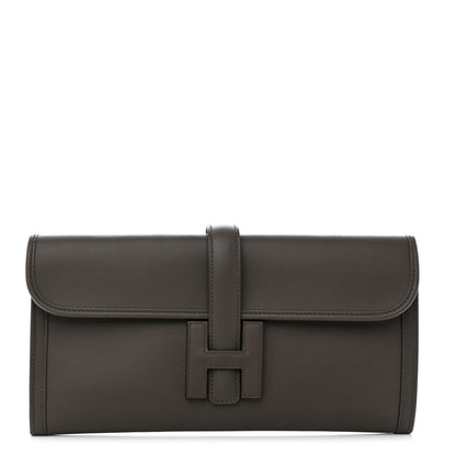Hermes Swift Jige Elan 29 Clutch Etain 1 of 8