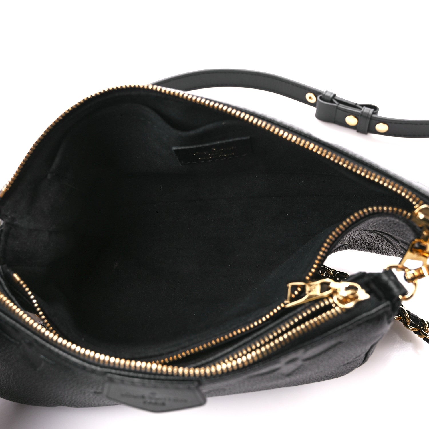 Louis Vuitton Empreinte Monogram Giant Multi Pochette Accessories Black 5 of 12