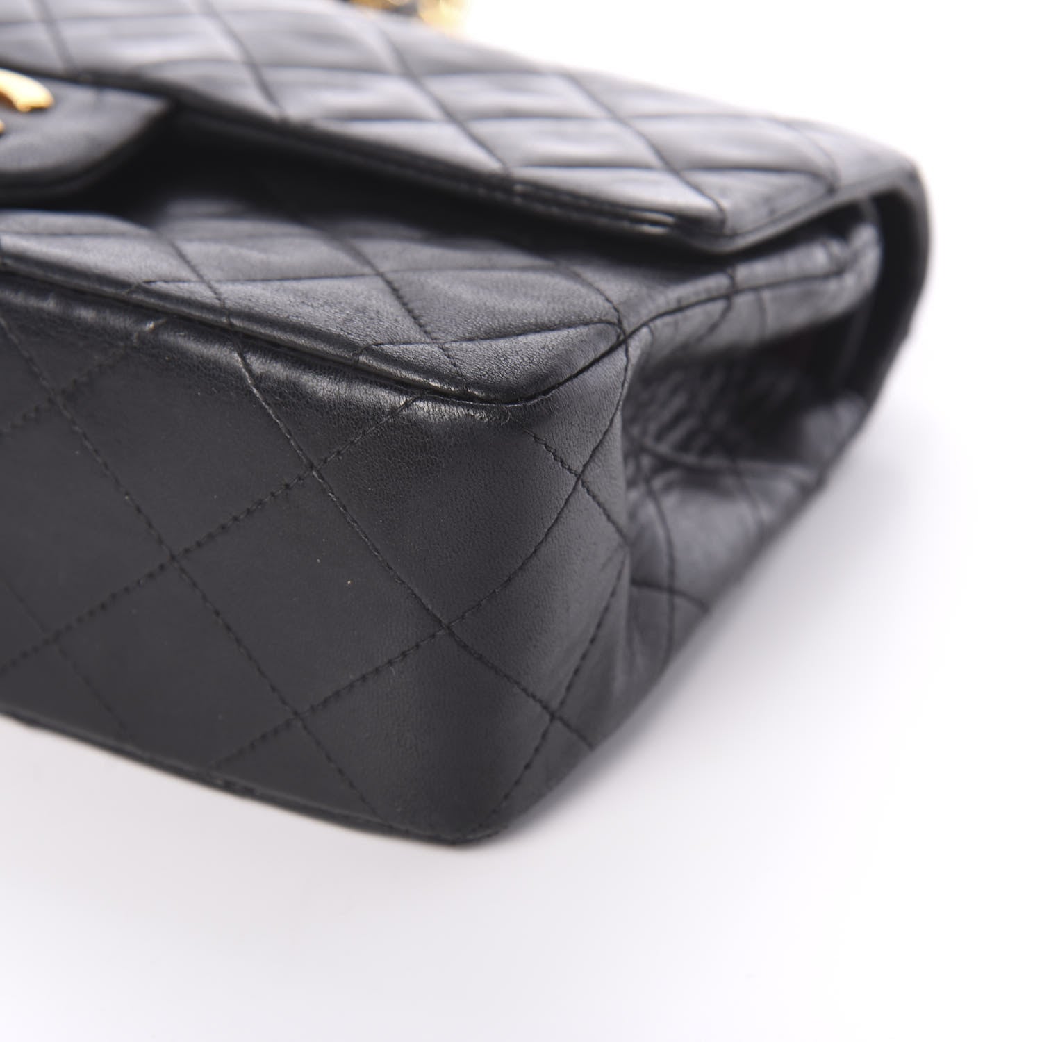 Chanel Lambskin Quilted Small Double Flap Black 8 of 8