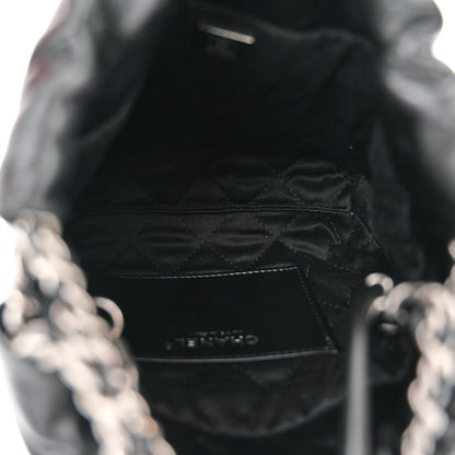 Chanel Shiny Calfskin Quilted Mini Chanel 22 Black 5 of 10