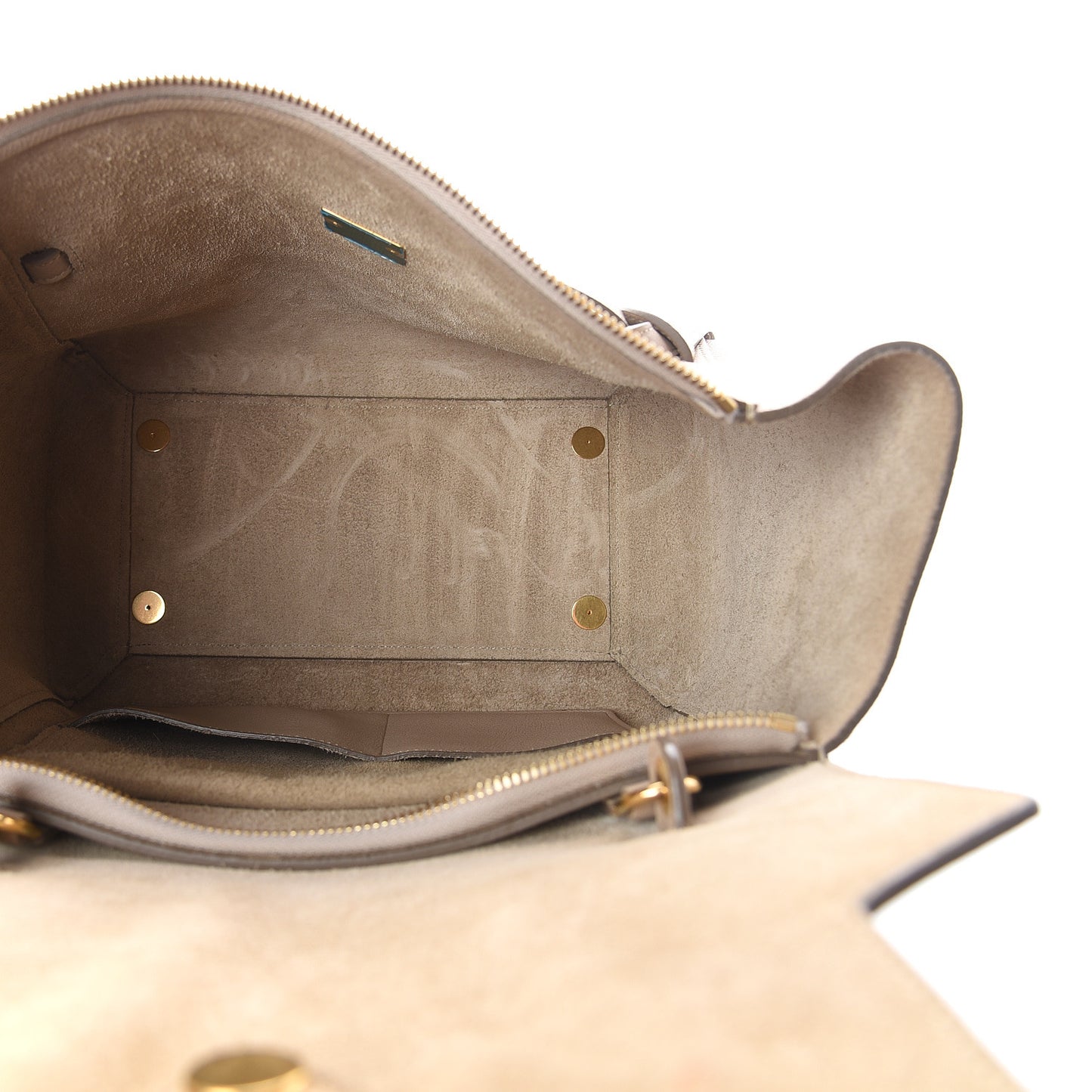 Grained Calfskin Mini Belt Bag Light Taupe