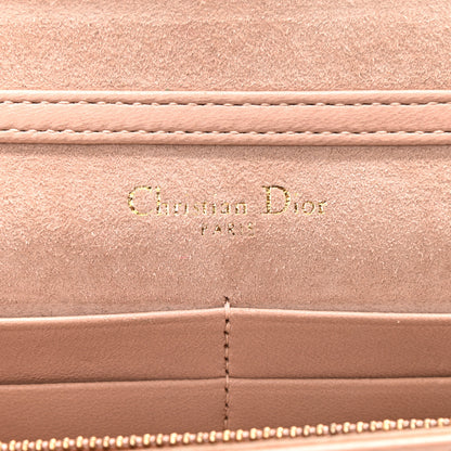 Christian Dior Calfskin Studded Diorama Wallet on Chain Pouch Nude 6 of 8
