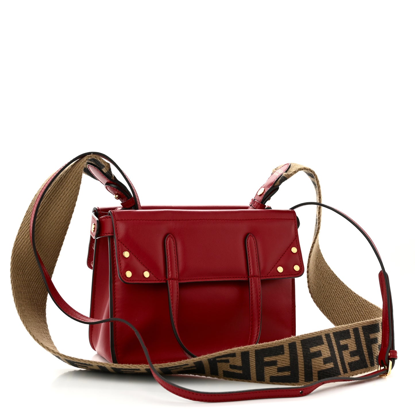 Vitello Grace Matte Small Flip Tote Fragola