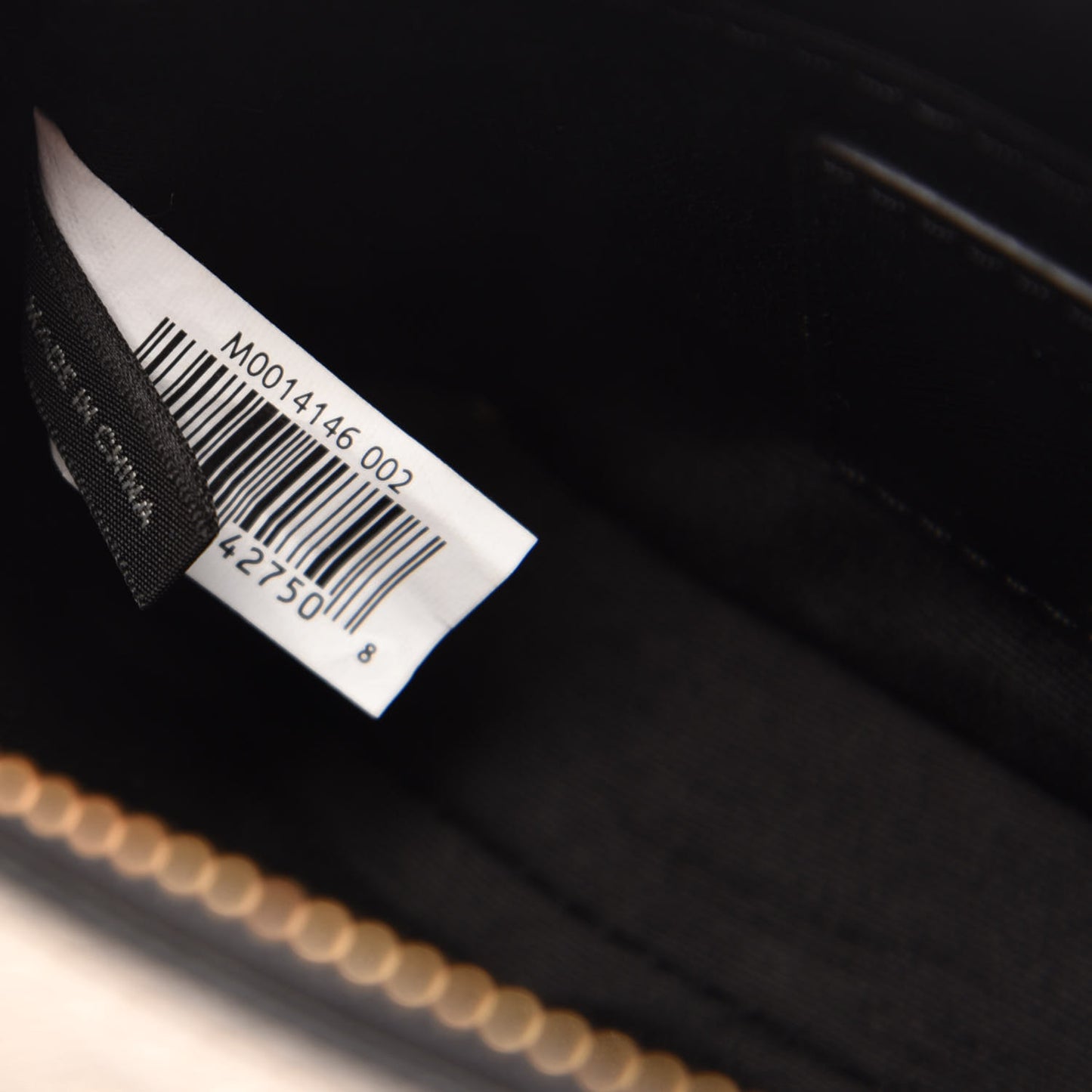 Saffiano Snapshot Camera Bag Black