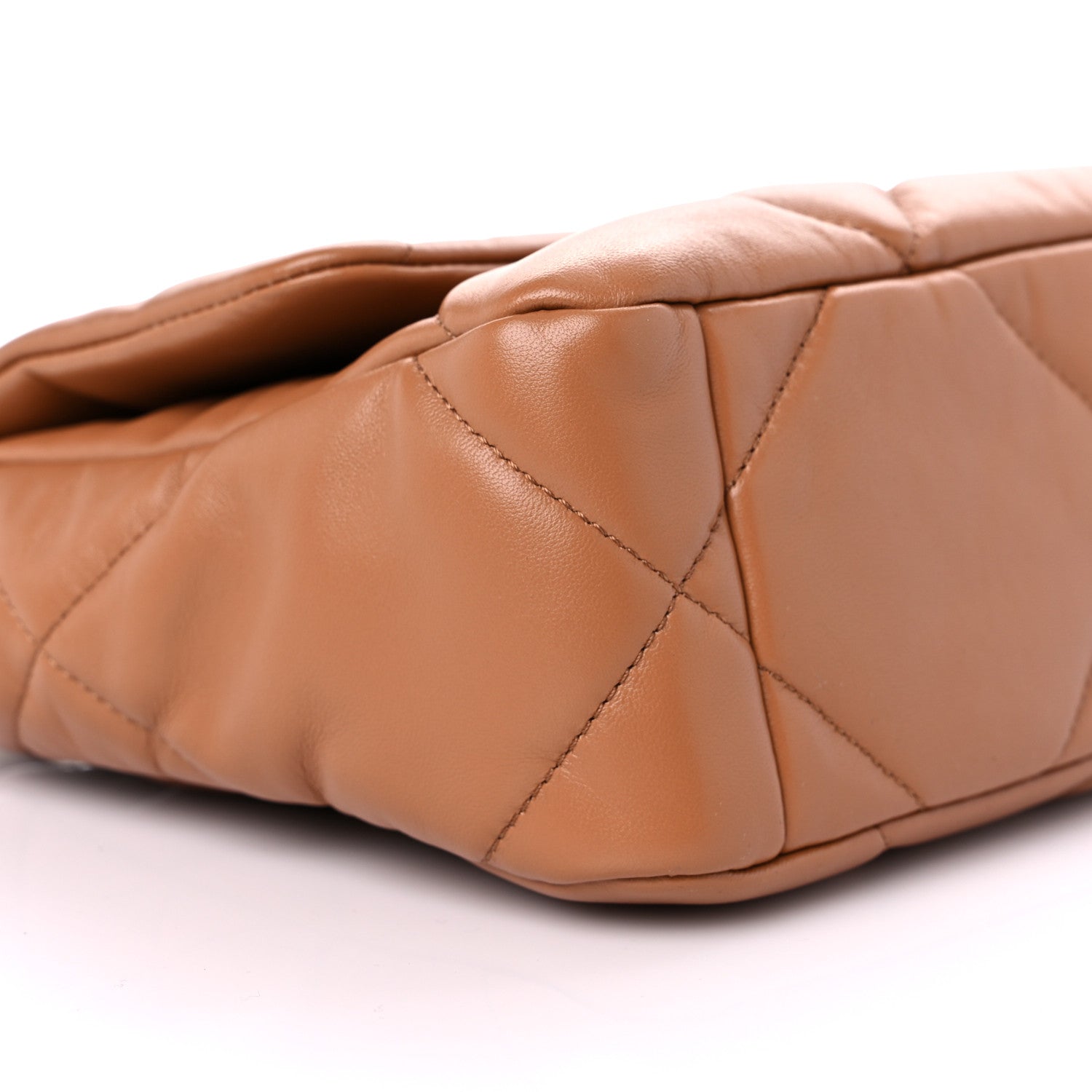 Chanel Lambskin Quilted Medium Chanel 19 Flap Brown 8 of 10