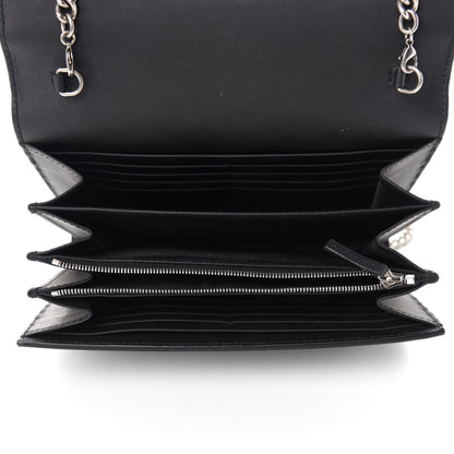 Gucci Suede Mini Dionysus Chain Wallet Black 5 of 10