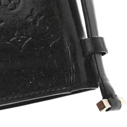 Louis Vuitton Monogram Glace Anouchka Pochette MM Black 10 of 12