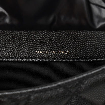 Chanel Caviar Fabric Graffiti Foldable Tote Bag With Chain Black Multicolor 8 of 18