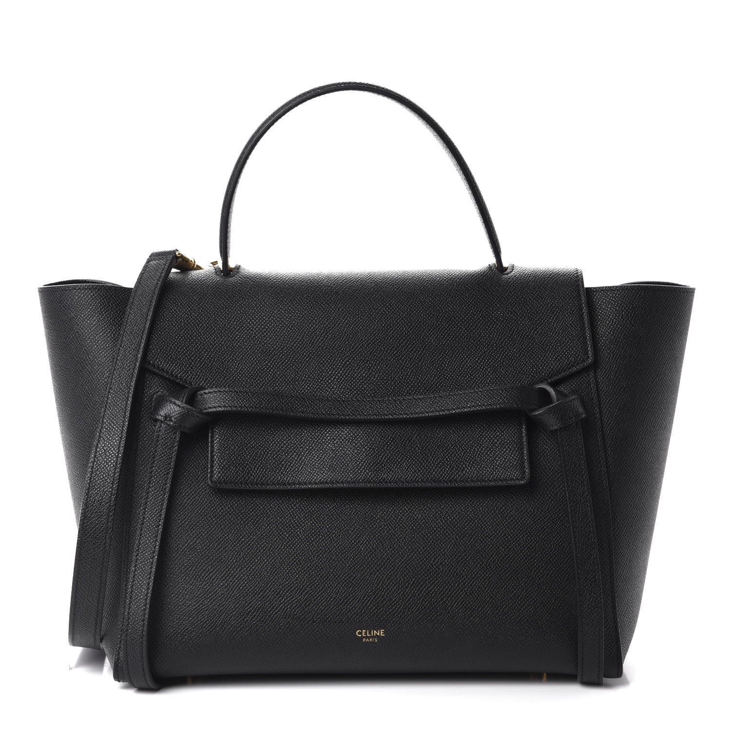Celine Baby Grained Calfskin Mini Belt Bag Black 1 of 10