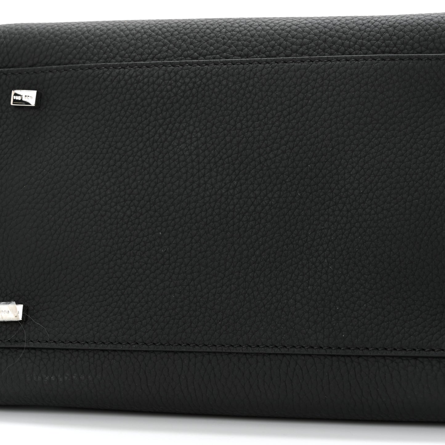 Matte Grained Calfskin Soft Margaux 10 Bag Black