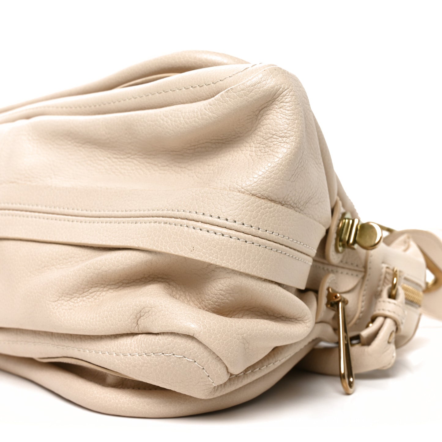 Calfskin Medium Paraty Husky White